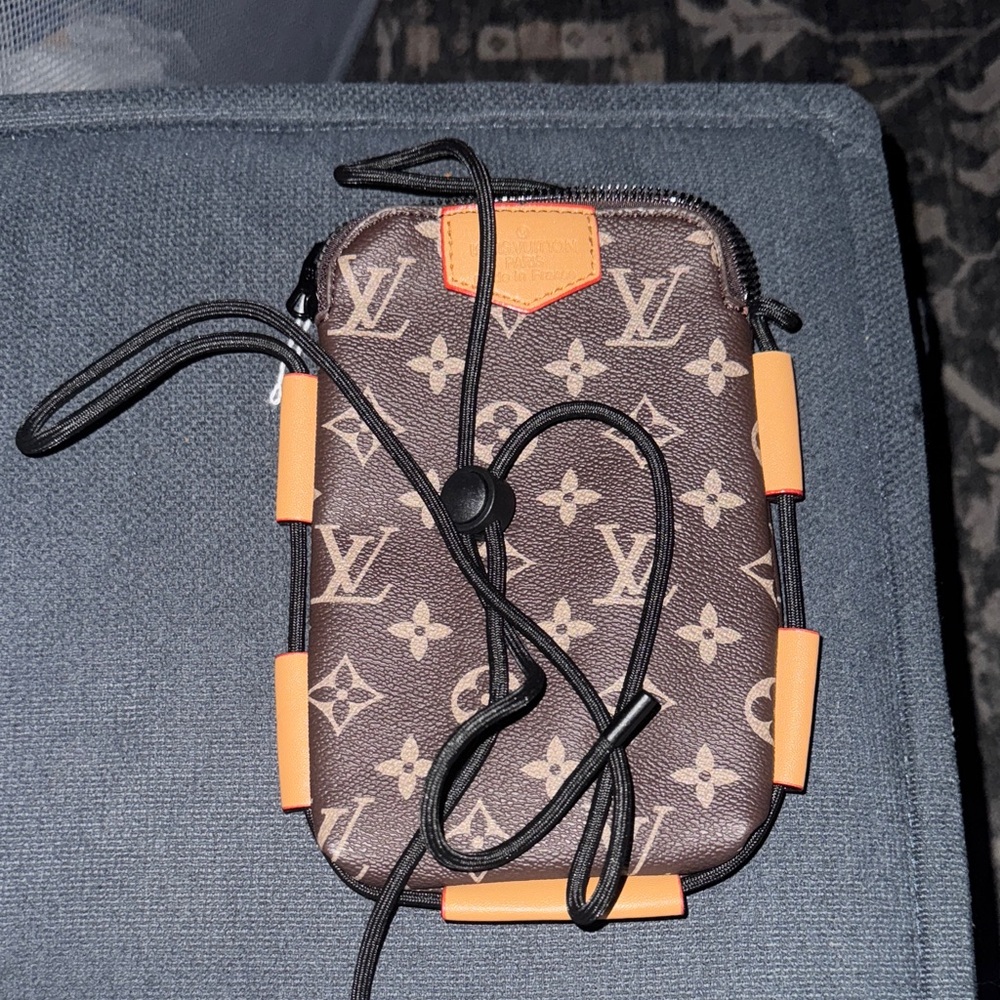 Brown and Orange Belt Bag
